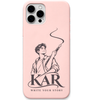 Kar Write Your Story engraved pastel silicone phone cover in Blush Pink