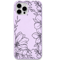 Bloom Frame – Engraved Pastel Silicone Phone Cover