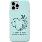 Care In Bloom engraved silicone phone cover in Mint Green