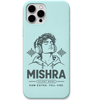 Mishra Silent Mode engraved pastel silicone phone cover in Mint Green