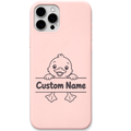 Happy Duckling – Personalised Pastel Silicone Phone Cover