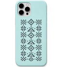 Pasapali Pulse engraved pastel silicone phone cover in Mint Green