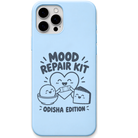 Odisha Mood Repair Kit Sweets engraved pastel silicone phone cover in Sky Blue