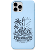 Berhampur Beach Mode On engraved pastel silicone phone cover in Sky Blue
