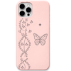 Wings Of Hope engraved silicone phone cover in Blush Pink