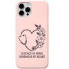 Care In Bloom engraved silicone phone cover in Blush Pink