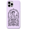 Brush Chai Repeat Artist engraved pastel silicone phone cover in Lavender