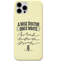 Legendary Doctor Handwriting – Engraved Pastel Silicone Phone Cover