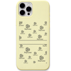 Shiprocket Logo Pattern + Name engraved phone cover in Lemon Yellow
