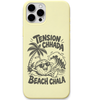 Tension Chhada Beach Chala engraved pastel silicone phone cover in Lemon Yellow