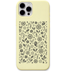 Odisha Festival Confetti engraved pastel silicone phone cover in Lemon Yellow