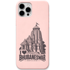 Bhubaneswar Roots & Rise engraved pastel silicone phone cover in Blush Pink