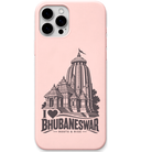 Bhubaneswar Roots & Rise engraved pastel silicone phone cover in Blush Pink