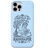 Mentally in Raghurajpur Artist engraved pastel silicone phone cover in Sky Blue