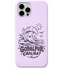 Gopalpur Chaliba engraved pastel silicone phone cover in Lavender