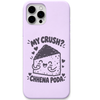 My Crush Chhena Poda engraved pastel silicone phone cover in Lavender