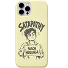 Satapathy Sach Bolunga engraved pastel silicone phone cover in Lemon Yellow