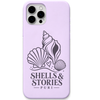 Shells & Stories Puri engraved pastel silicone phone cover in Lavender