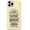 Future Itna Bright Dikh Nahi Raha sunglasses sunshine meme engraved silicone phone cover in Lemon Yellow