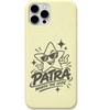 Patra Worth The Hype engraved pastel silicone phone cover in Lemon Yellow
