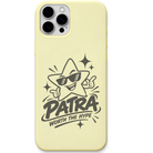 Patra Worth The Hype engraved pastel silicone phone cover in Lemon Yellow