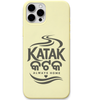 Katak Always Home Cuttack engraved pastel silicone phone cover in Lemon Yellow