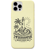 Berhampur Beach Mode On engraved pastel silicone phone cover in Lemon Yellow