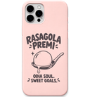 Rasagola Premi engraved pastel silicone phone cover in Blush Pink