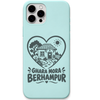 Ghara Mora Berhampur engraved pastel silicone phone cover in Mint Green