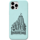 Bhubaneswar Roots & Rise engraved pastel silicone phone cover in Mint Green