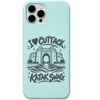 I Love Cuttack Katak Swag engraved pastel silicone phone cover in Mint Green