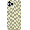 Beyond the Grid engraved silicone phone cover in Lemon Yellow