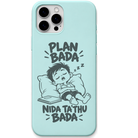 Plan Bada Nida Tathu Bada engraved pastel silicone phone cover in Mint Green
