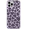 All Hearts engraved silicone phone cover in Lavender