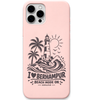 Berhampur Beach Mode On engraved pastel silicone phone cover in Blush Pink
