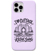 I Love Cuttack Katak Swag engraved pastel silicone phone cover in Lavender