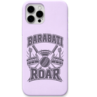 Barabati Roar Cricket engraved pastel silicone phone cover in Lavender