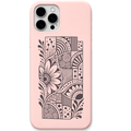 Artful Chaos – Engraved Pastel Silicone Phone Cover