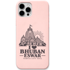 Bhubaneswar Temple City Soul engraved pastel silicone phone cover in Blush Pink