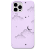 Cloud Wishes engraved silicone phone cover in Lavender