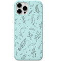 Feather Dreams – Engraved Pastel Silicone Phone Cover