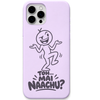 Toh Mai Naachu funny dancing meme engraved silicone phone cover in Lavender