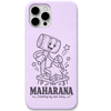 Maharana Creating My Own Story engraved pastel silicone phone cover in Lavender