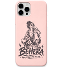 Behera Mo Style engraved pastel silicone phone cover in Blush Pink