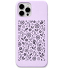 Odisha Festival Confetti engraved pastel silicone phone cover in Lavender