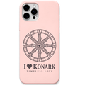 Konark Timeless Love – Engraved Pastel Silicone Phone Cover