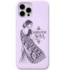 Sambalpuri Soul engraved pastel silicone phone cover in Lavender