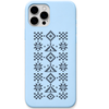 Pasapali Pulse engraved pastel silicone phone cover in Sky Blue