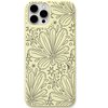 Cosmic Bloom engraved silicone phone cover in Lemon Yellow