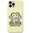 Dil Odia Mood Filmy engraved pastel silicone phone cover in Lemon Yellow